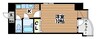 シャトー日興 1Kの間取り