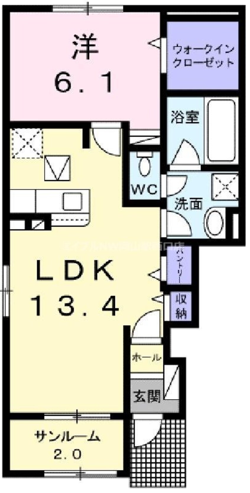 間取図 カーサ　ソンリッサ