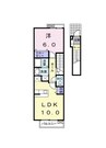 ジュネス小林 1LDKの間取り