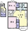 エクスプレス７００Ｂ 2LDKの間取り