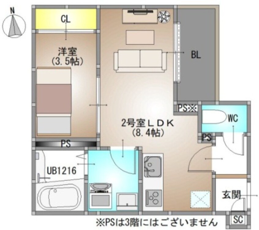 間取図 REGALEST　TSUBAKI