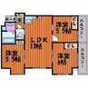 ベンハウス伊福町 3LDKの間取り