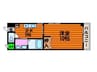 コザックス 1DKの間取り