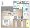 REGALEST 広瀬町 1LDKの間取り