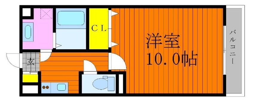 間取図 オプティマス医大南