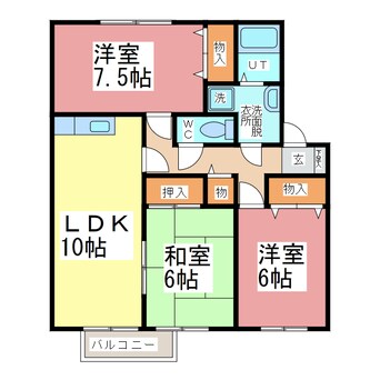 間取図 ドリームハイツⅠ