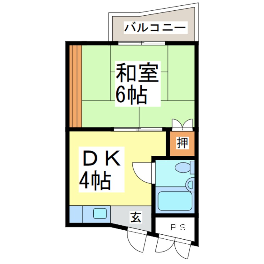 間取図 コーポアジサイ