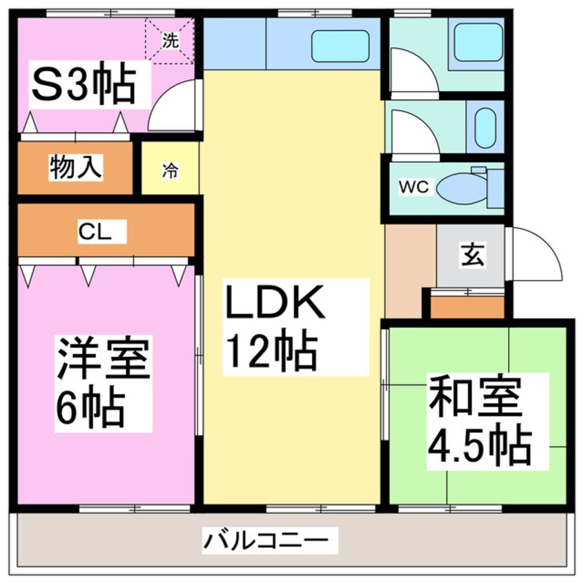 間取図 マンション筧