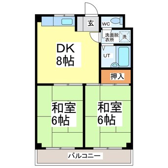 間取図 ツインクル加茂