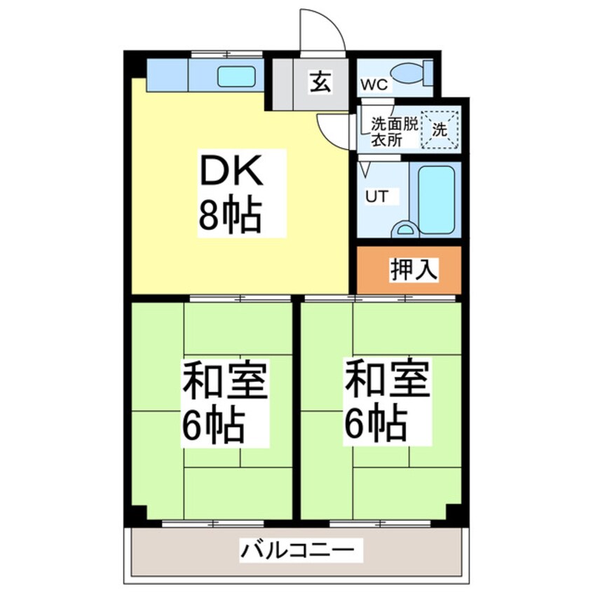 間取図 ツインクル加茂