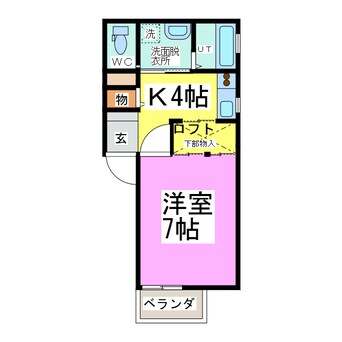 間取図 サンテラス松井　Ｄ棟