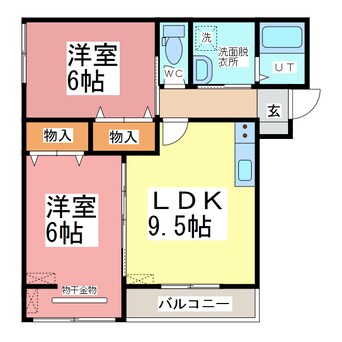 間取図 サンテラス松井