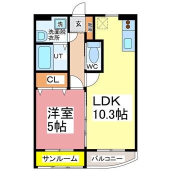 間取図 プルミエヴィラ