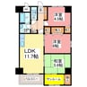 アウスピオーリ 3LDKの間取り