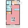 シティパークFKⅦ 1Rの間取り