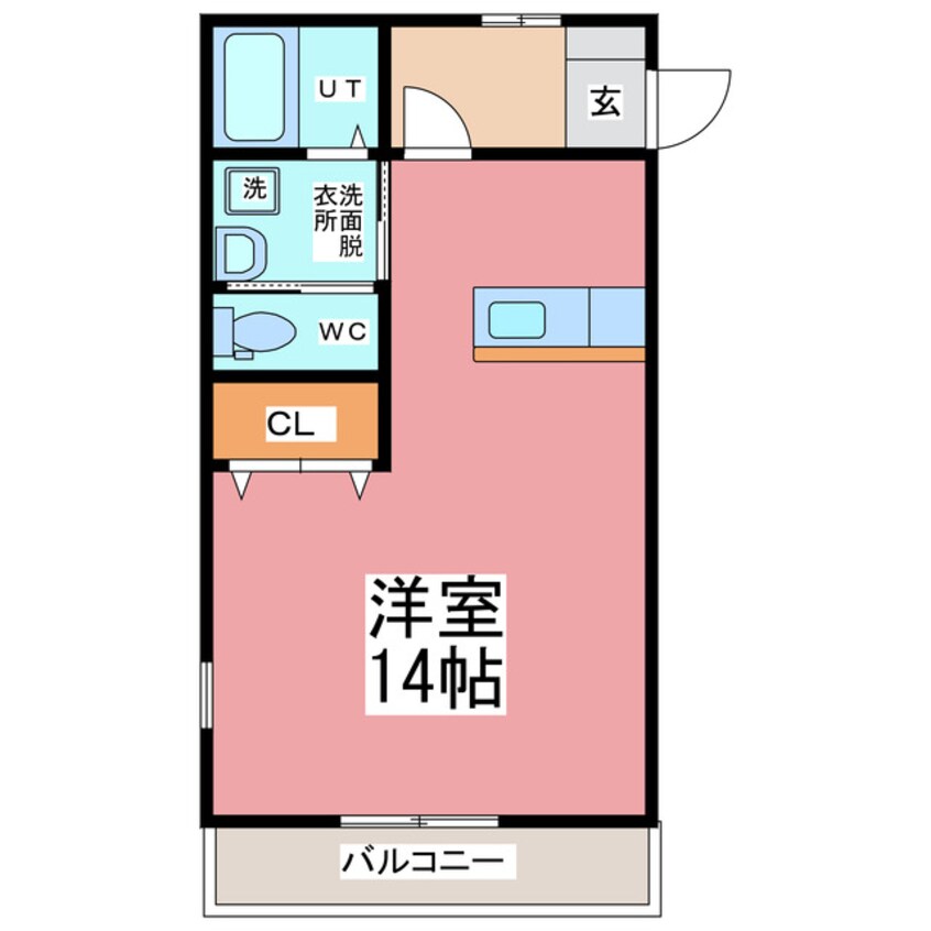 間取図 シティパークFKⅦ