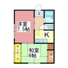 ＭＨビル 2Kの間取り