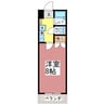 シャトレＵ 1Kの間取り