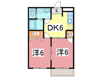 間取図 グランディ・ハイツ