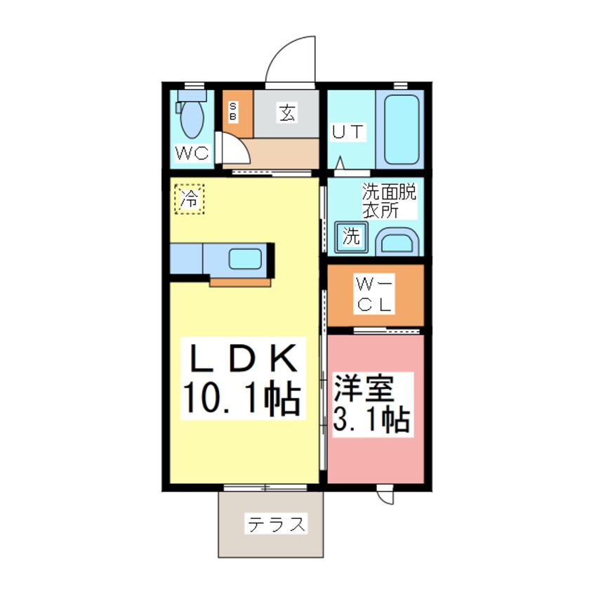 間取図 Valier（ファルール）