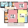 フォーレスＹ 2Kの間取り