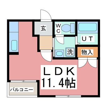 間取図 ハートフル　オリーブの樹