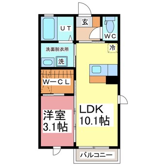 間取図 ビューカルチェ