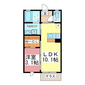 間取図 ビューカルチェ