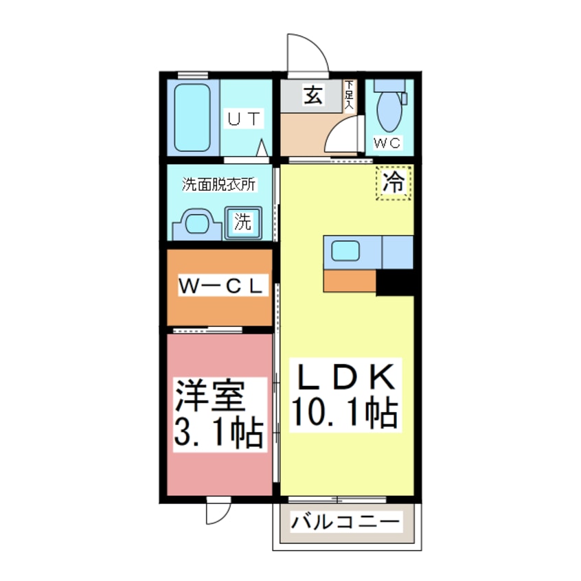 間取図 ビューカルチェ