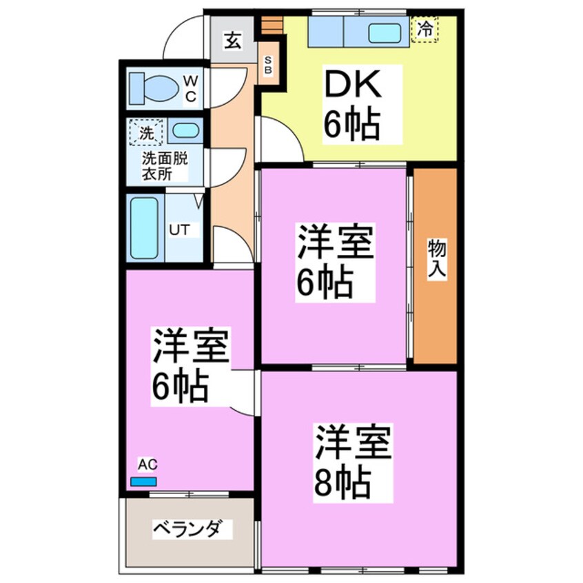 間取図 ハイム江端