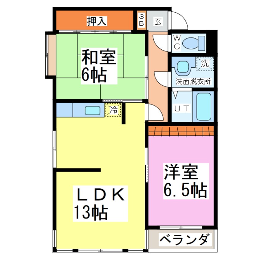 間取図 ハイム江端