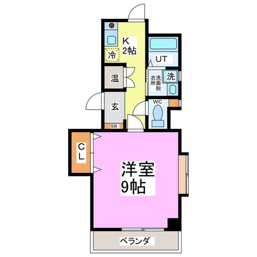 間取図 メゾンぱるむ