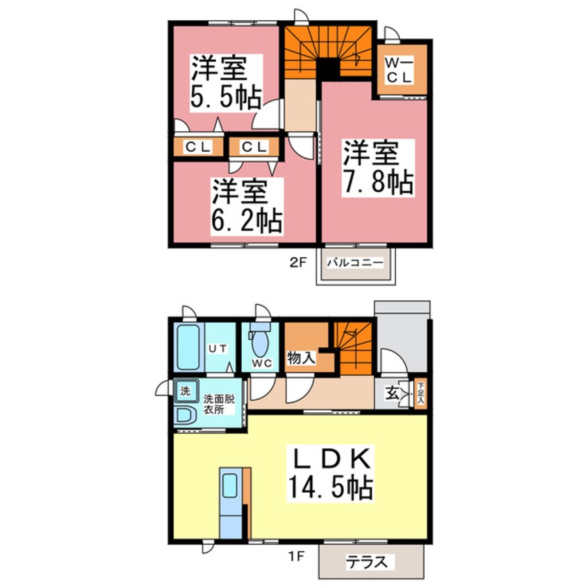 間取図 ファミール藤