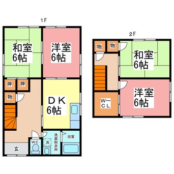 間取図 貸家（飯塚30-40）