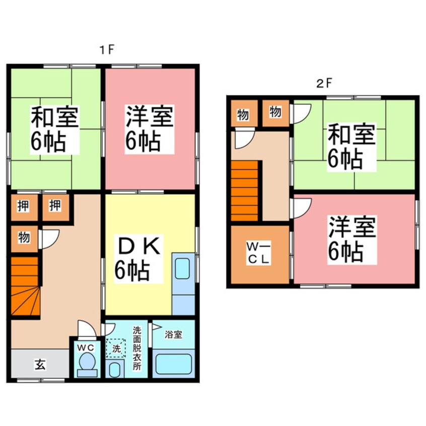 間取図 貸家（飯塚30-40）