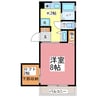 サンテラス松井Ｃ棟 1Kの間取り
