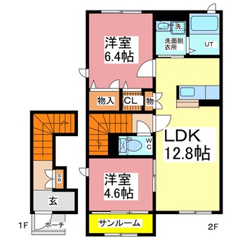 間取図 Citrus福井新