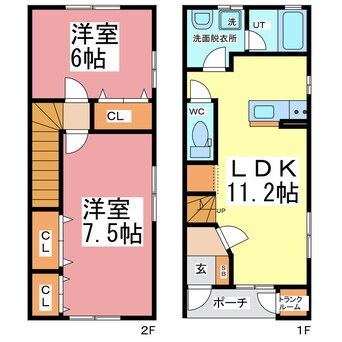 間取図 ここも松本