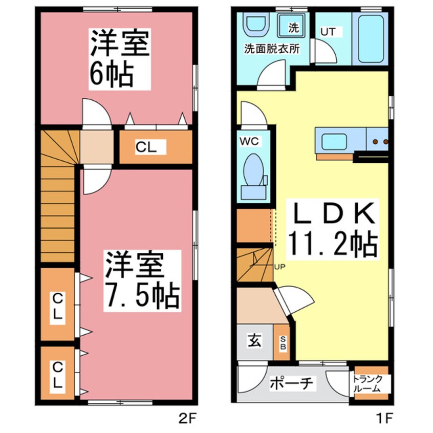 間取図 ここも松本