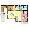 ブランシェＴ 1LDKの間取り