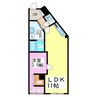 イースト・ビレッジ 1LDKの間取り