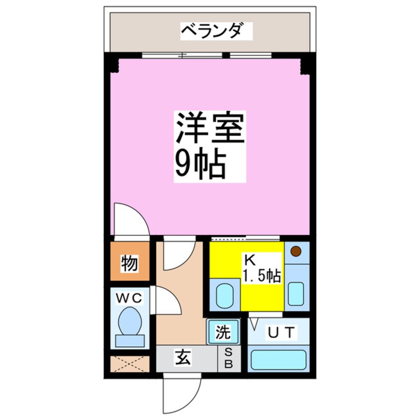 間取図 パセオ江端