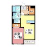 Ｍラフィーネ 1LDKの間取り
