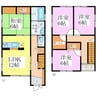 貸家（二の宮3-17-26） 4LDKの間取り