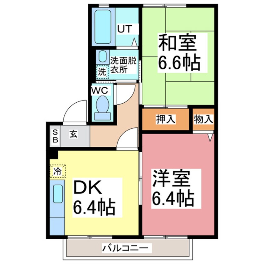 間取図 シャンテ芦原