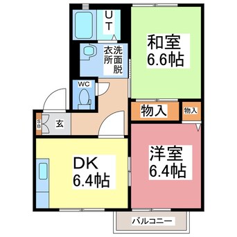 間取図 シャンテ芦原