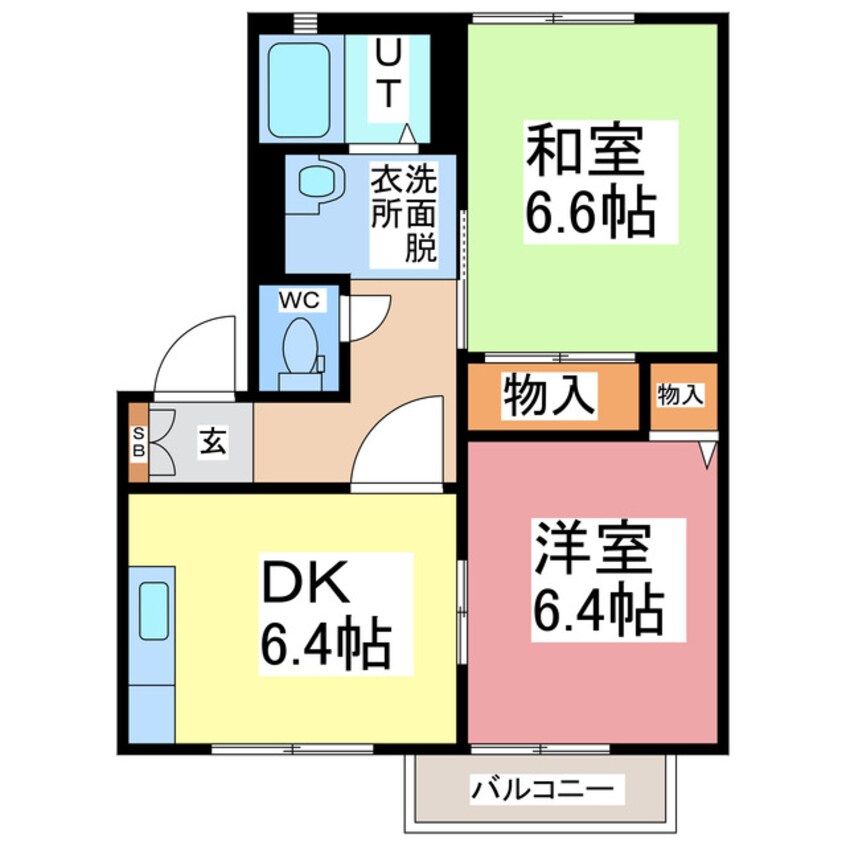 間取図 シャンテ芦原