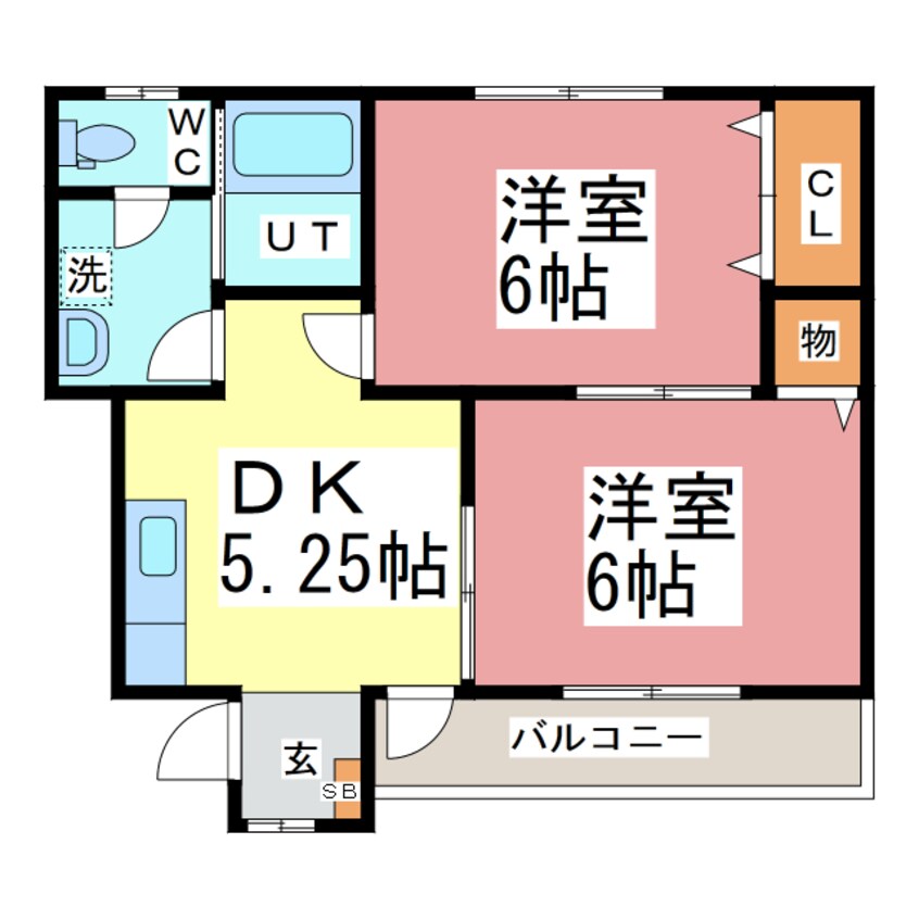 間取図 ハイツ定正