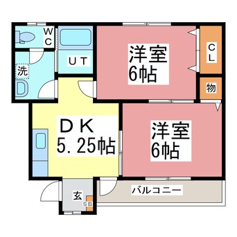 間取図 ハイツ定正