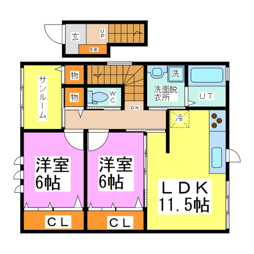 間取図 アステート菅谷